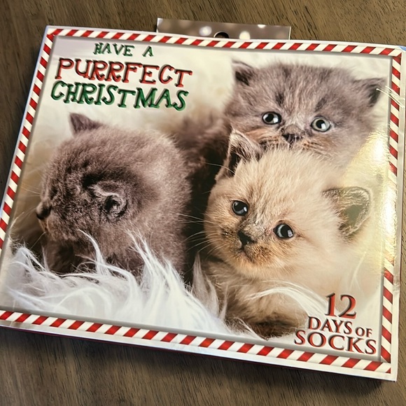 🌲Kitten 12 days of socks Christmas 🌲 - Picture 1 of 4